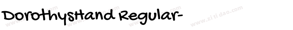 DorothysHand Regular字体转换
